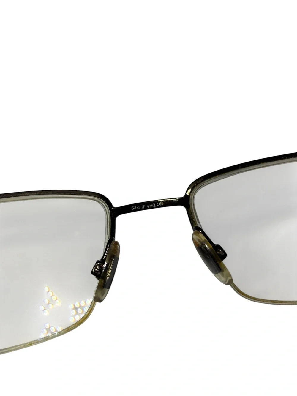 GUCCI GG 2237 0WL Tortoise Half-Rim Eyeglasses Frames Italy Unisex With Case